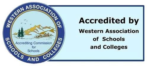 Accredited by the Western Association of Schools and Colleges